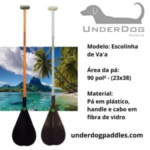 Remo Underdog Paddles Escolinha (Kit 5 Remos)
