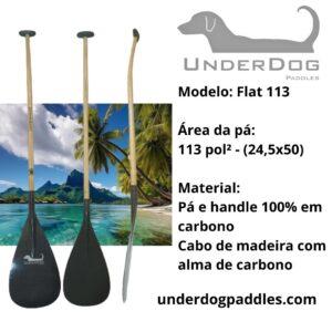 Remo Underdog Paddles Flat 113 Cabo Madeira