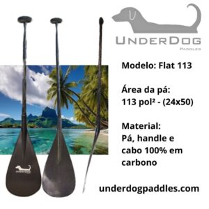 Remo Underdog Paddles Flat 113 Full Carbono