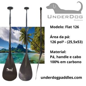 Remo Underdog Paddles Flat 126 Cabo Madeira