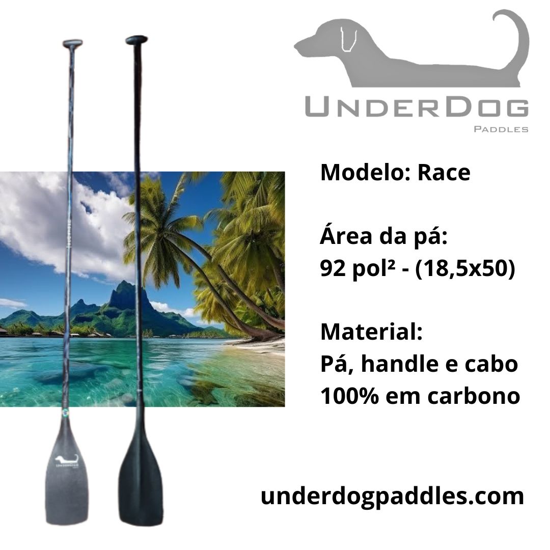 Remo Underdog Paddles SUP Race 92 Full Carbono