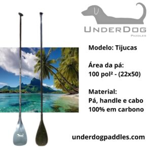 Remo Underdog Paddles SUP Tijucas 100 Full Carbono