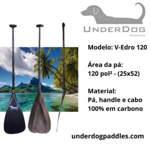 Remo Underdog Paddles V-Edro 120 Full Carbono