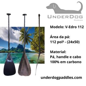 Remo Underdog Paddles V-Edro 112 Full Carbono